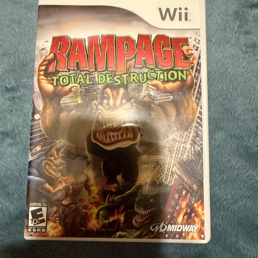 Midway Rampage Total Destruction for Wii - White Case